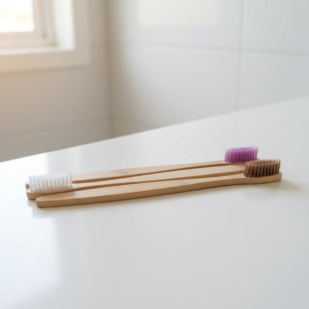 Bamboo Toothbrush – 100% Biodegradable Eco-Friendly Oral Care - JUSTBLiSS Naturals
