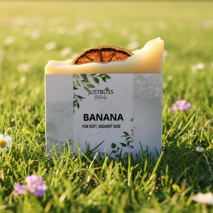 Bar of soap with packaging labeled &