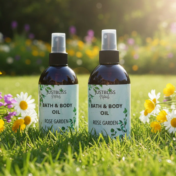 Natural Body Oil – Deep Hydration &amp; Radiant Glow for All Skin Types - JUSTBLiSS Naturals