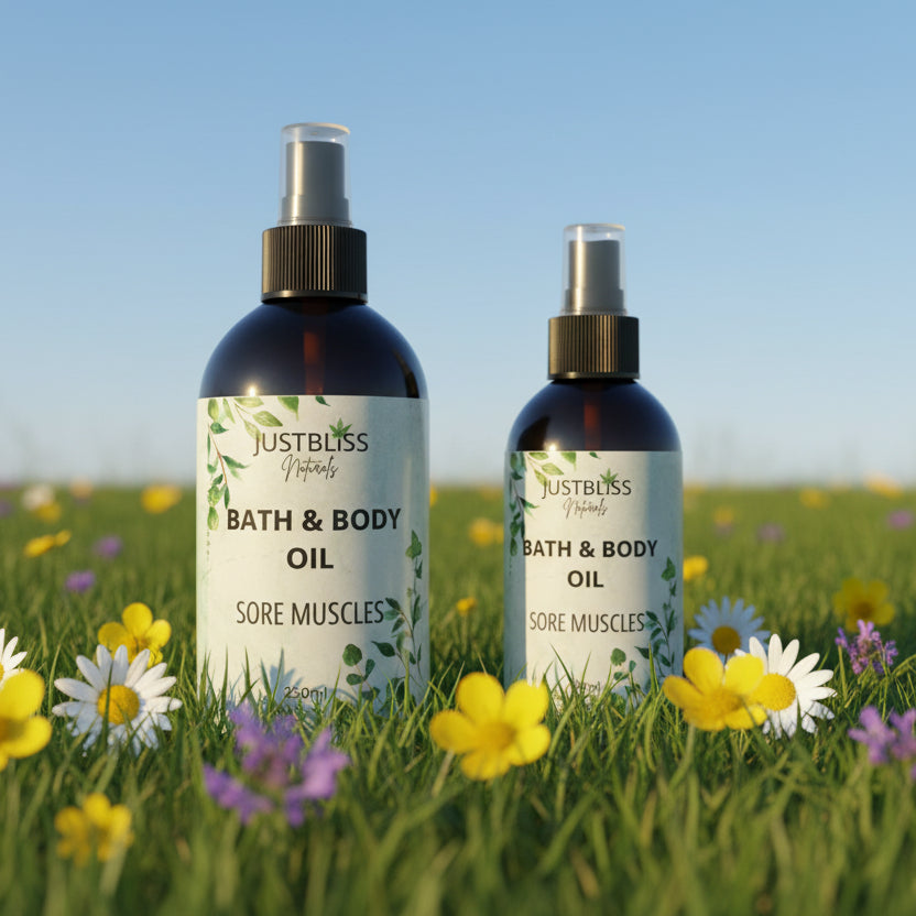 Natural Body Oil – Deep Hydration &amp; Radiant Glow for All Skin Types - JUSTBLiSS Naturals