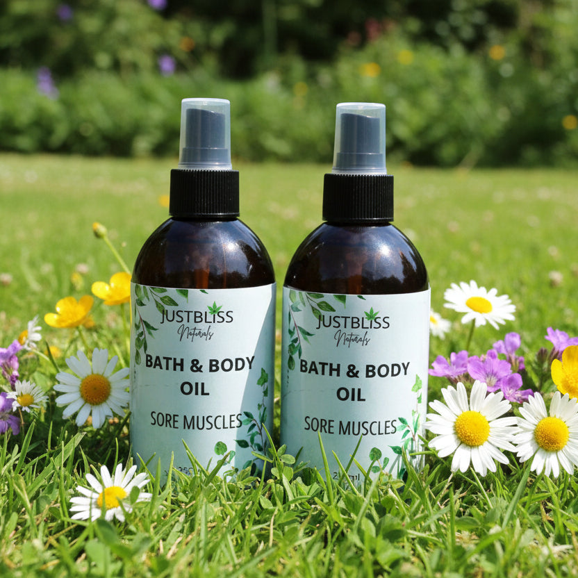 Natural Body Oil – Deep Hydration &amp; Radiant Glow for All Skin Types - JUSTBLiSS Naturals