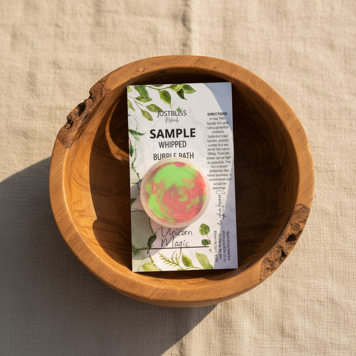 Bath &amp; Shower Mousse Sample 15ml – Gentle Plant-Based Foam Cleanser