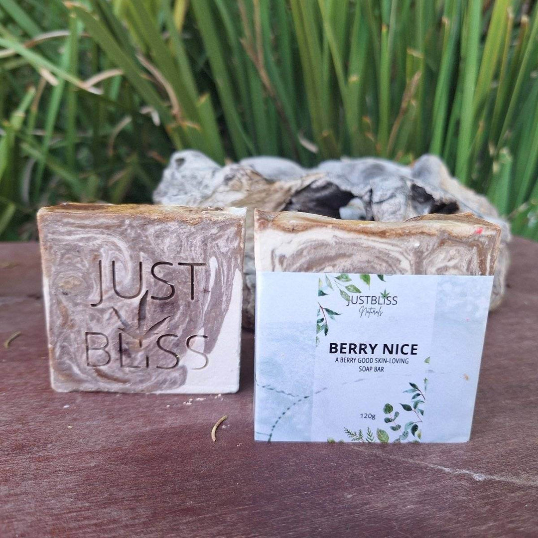 Berry Nice Vegan Soap Bar – Handcrafted Plant-Based Glow - JUSTBLiSS Naturals