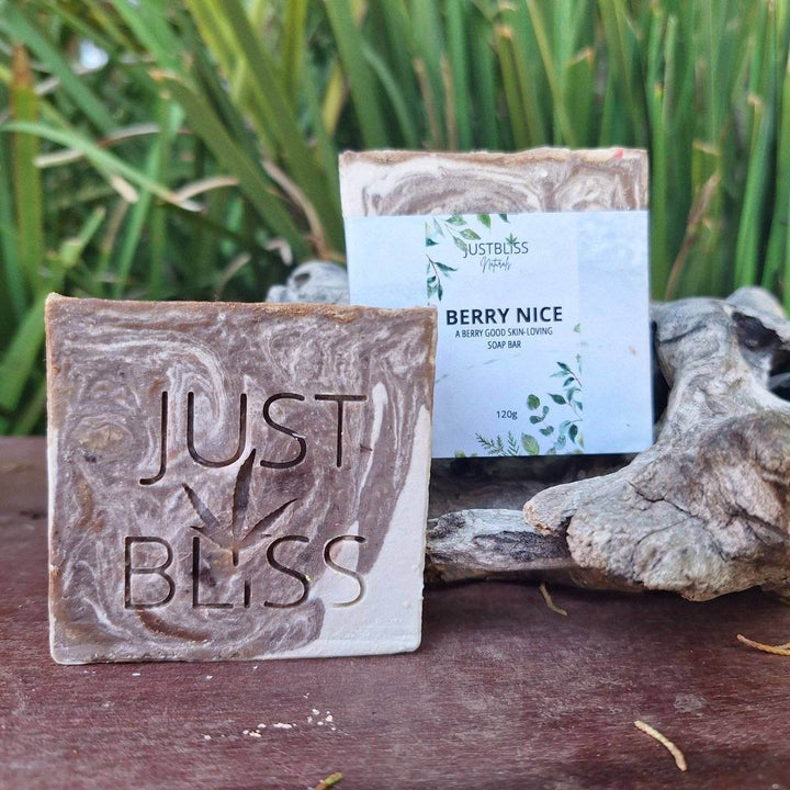 Berry Nice Vegan Soap Bar – Handcrafted Plant-Based Glow - JUSTBLiSS Naturals