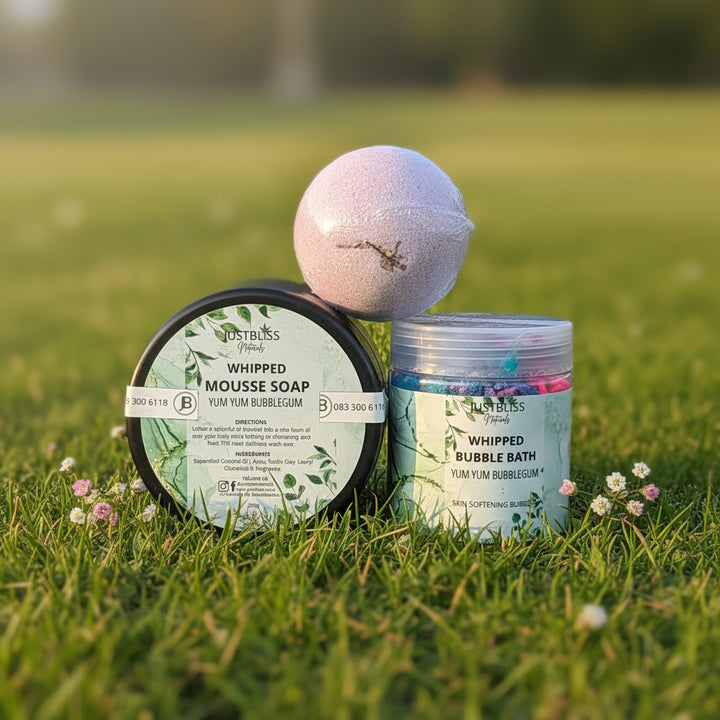 Bubblegum Bliss Bath Gift Set - Plant-based - JUSTBLiSS Naturals