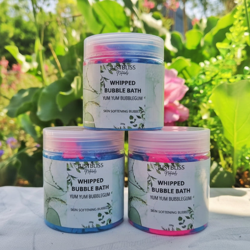 Whipped Bubble Bath – Yum Yum Bubblegum | Creamy, Plant-Based Fun - JUSTBLiSS Naturals