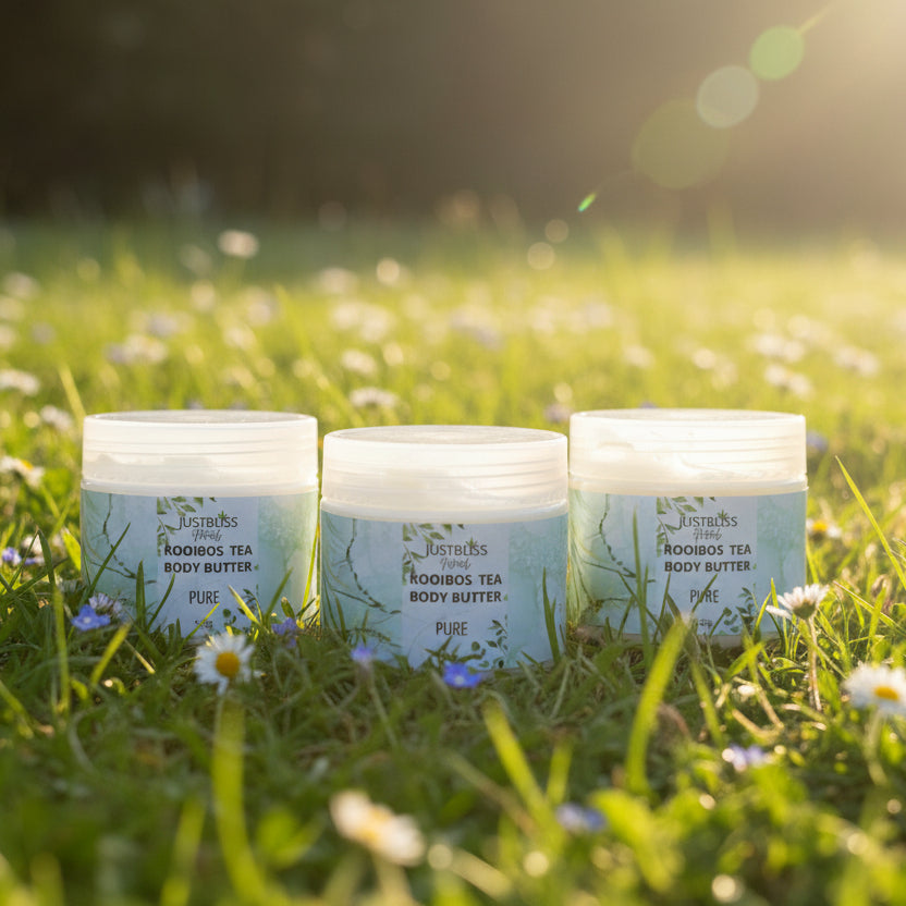 Rooibos Tea Body Butter – Deep Hydration & Antioxidant Care - JUSTBLiSS Naturals