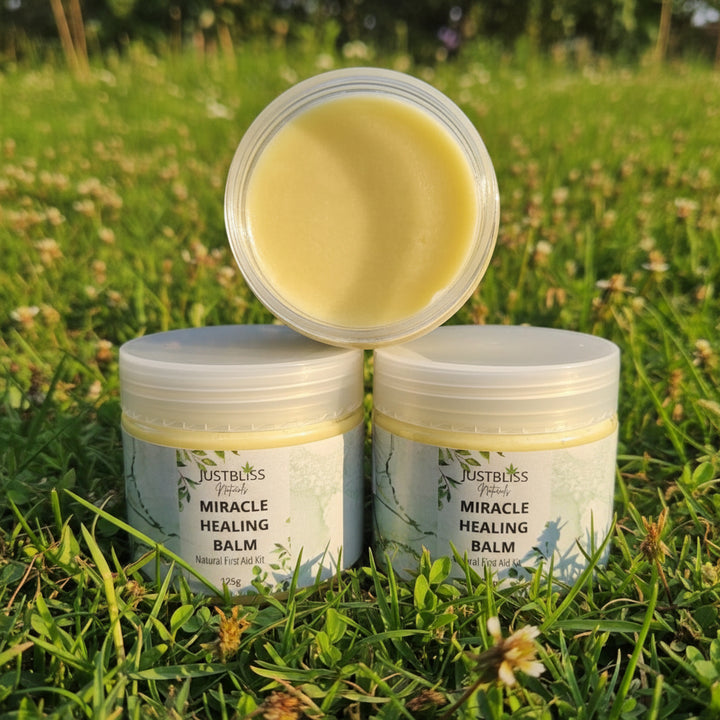 Healing Miracle Balm – Plant-Based Relief for Burns, Cuts &amp; Irritated Skin - JUSTBLiSS Naturals