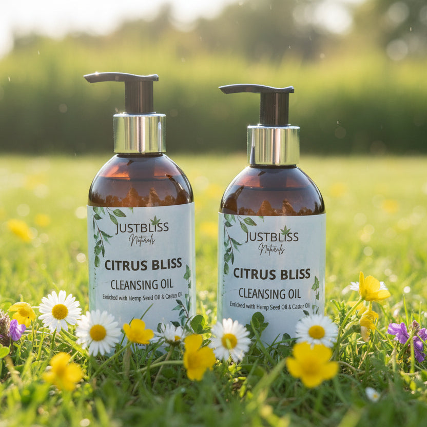 Citrus Bliss Facial Cleanser – Plant-Based Hydration for Radiant Skin - JUSTBLiSS Naturals