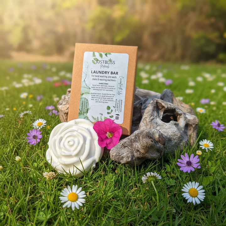 Coconut Laundry Detergent Bar – Biodegradable &amp; Sensitive Skin Safe - JUSTBLiSS Naturals