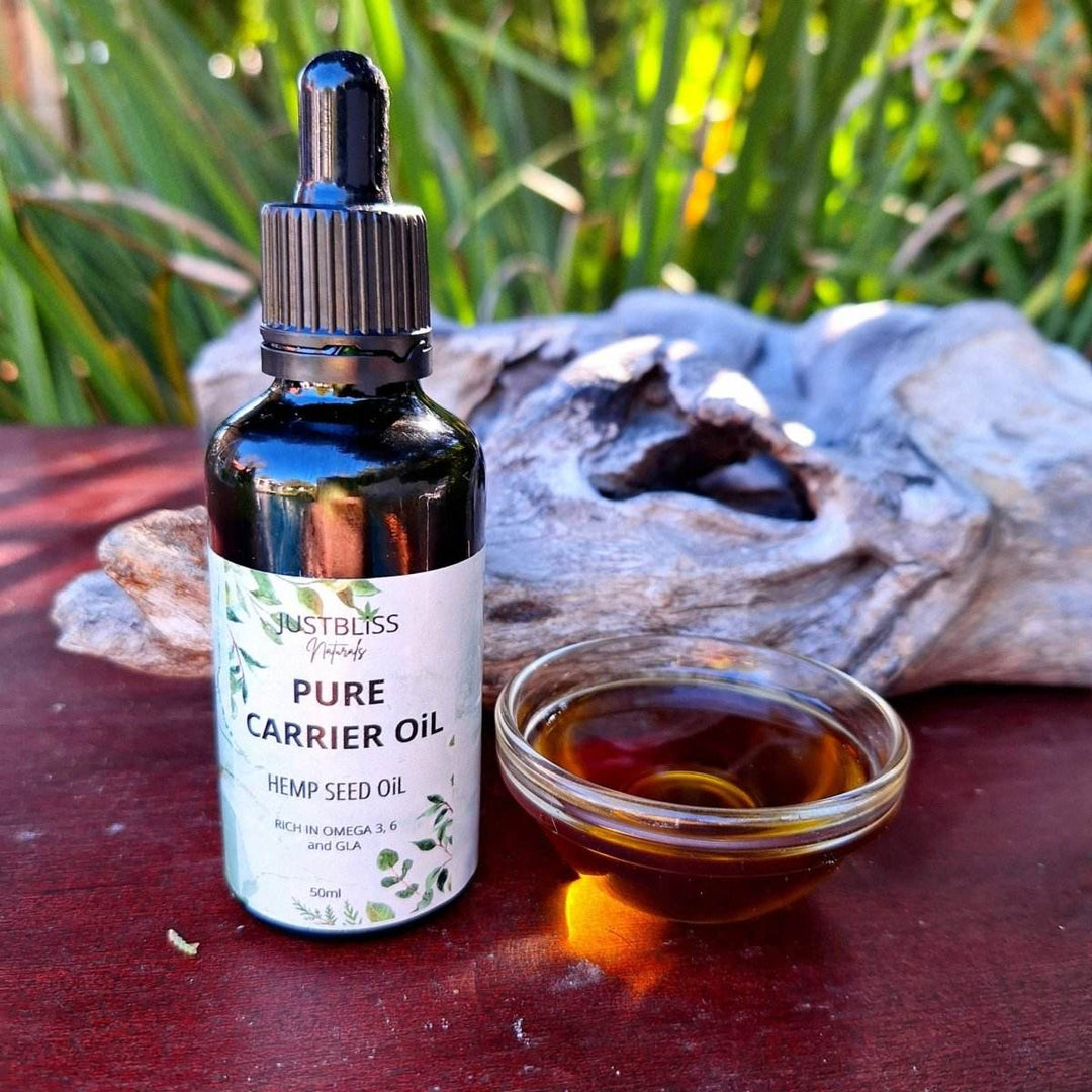 Cold-Pressed Hemp Seed Oil – Pure Plant-Based Moisturizer for Skin &amp; Hair - JUSTBLiSS Naturals