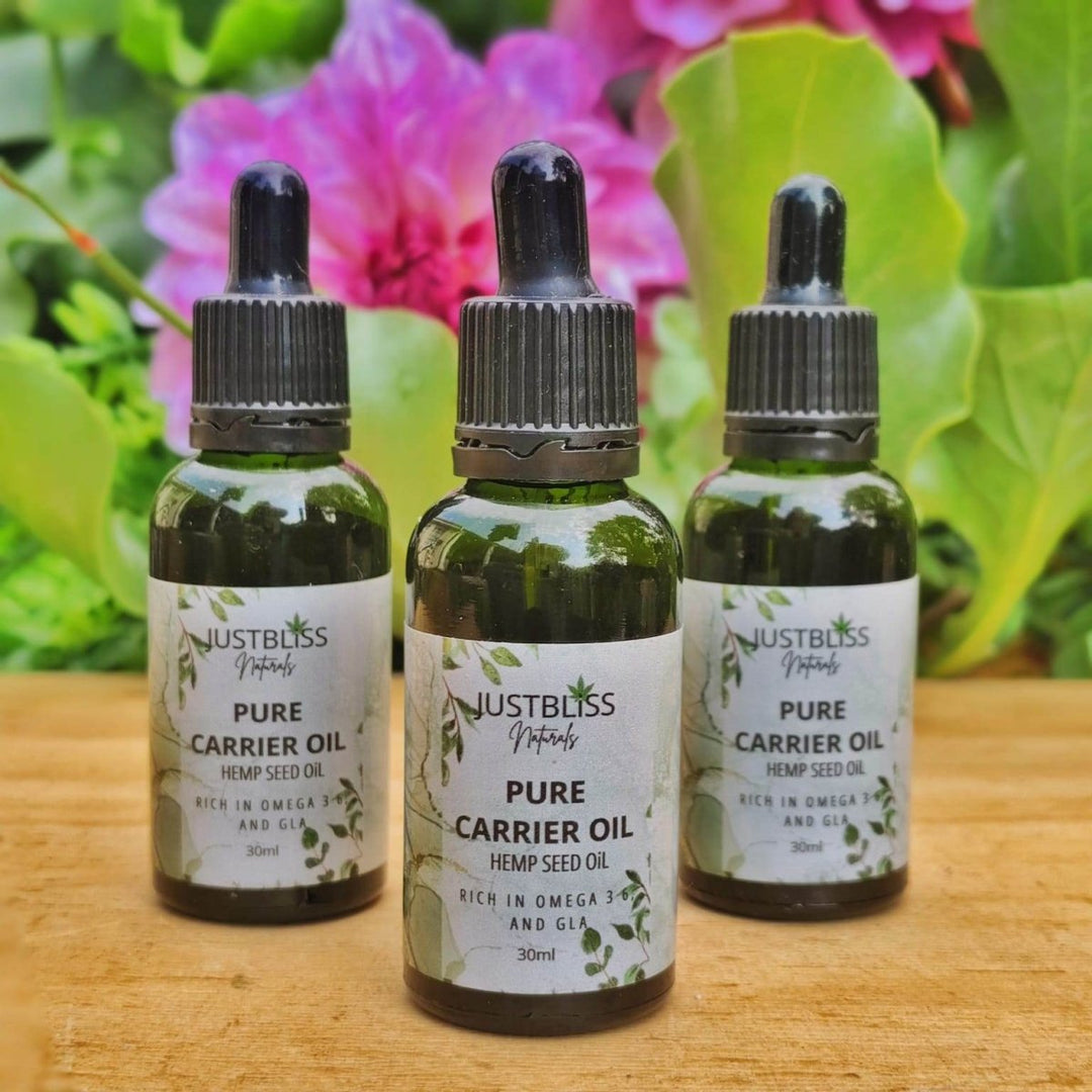 Cold-Pressed Hemp Seed Oil – Pure Plant-Based Moisturizer for Skin &amp; Hair - JUSTBLiSS Naturals