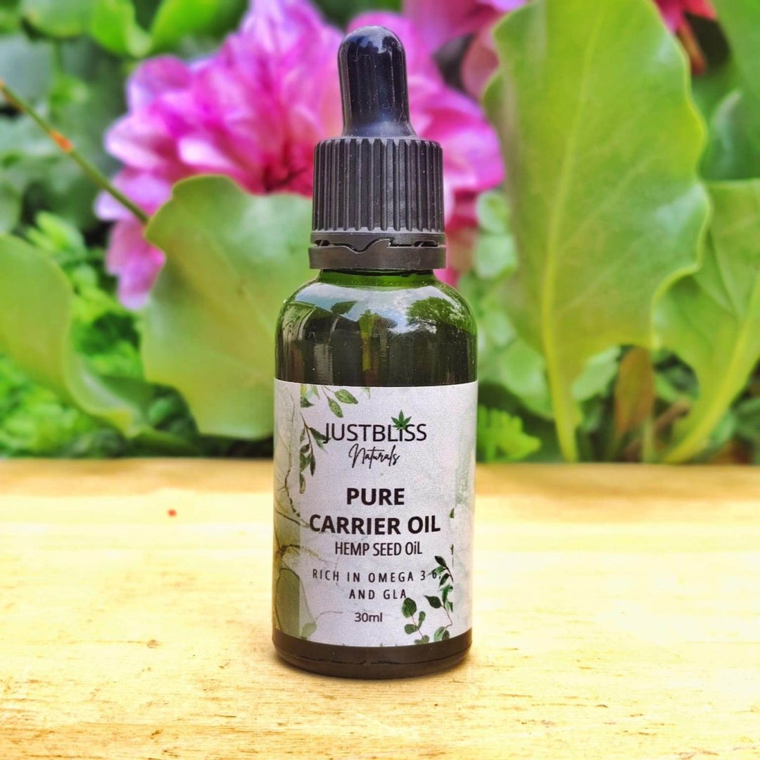 Cold-Pressed Hemp Seed Oil – Pure Plant-Based Moisturizer for Skin &amp; Hair - JUSTBLiSS Naturals