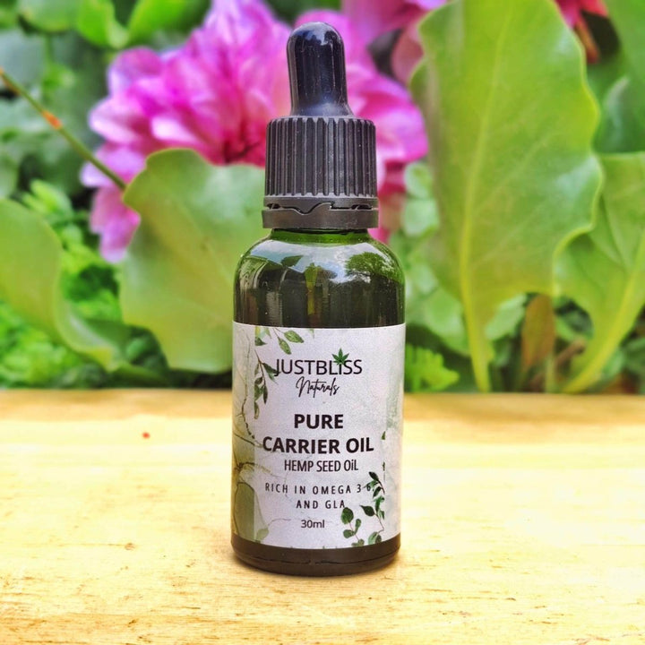 Cold-Pressed Hemp Seed Oil – Pure Plant-Based Moisturizer for Skin &amp; Hair - JUSTBLiSS Naturals