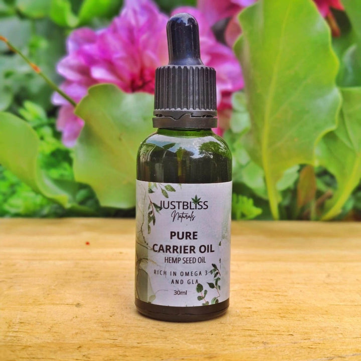 Cold-Pressed Hemp Seed Oil – Pure Plant-Based Moisturizer for Skin &amp; Hair - JUSTBLiSS Naturals