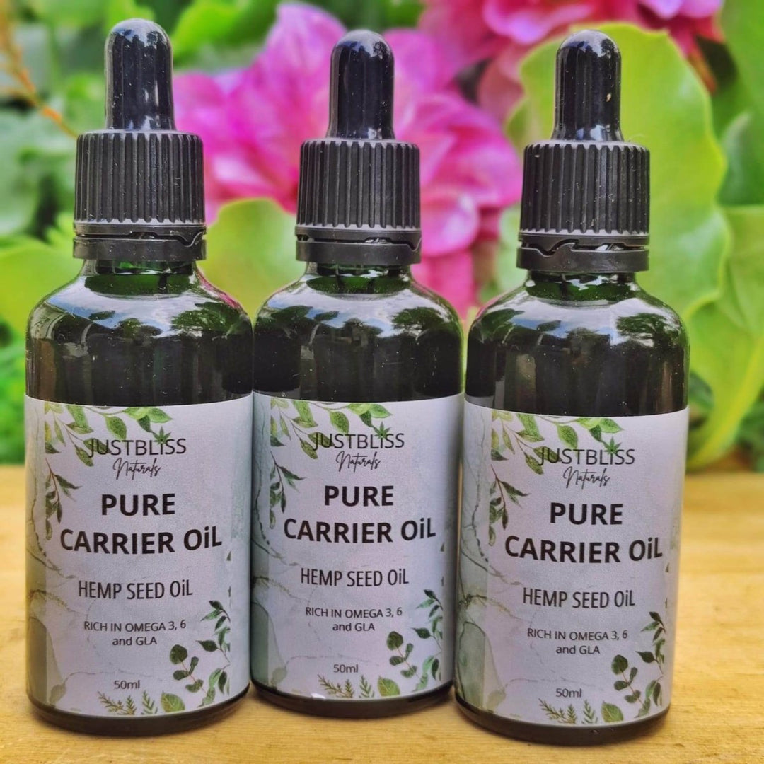 Cold-Pressed Hemp Seed Oil – Pure Plant-Based Moisturizer for Skin &amp; Hair - JUSTBLiSS Naturals