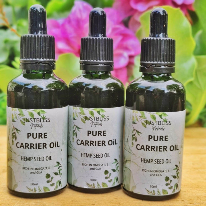 Cold-Pressed Hemp Seed Oil – Pure Plant-Based Moisturizer for Skin &amp; Hair - JUSTBLiSS Naturals