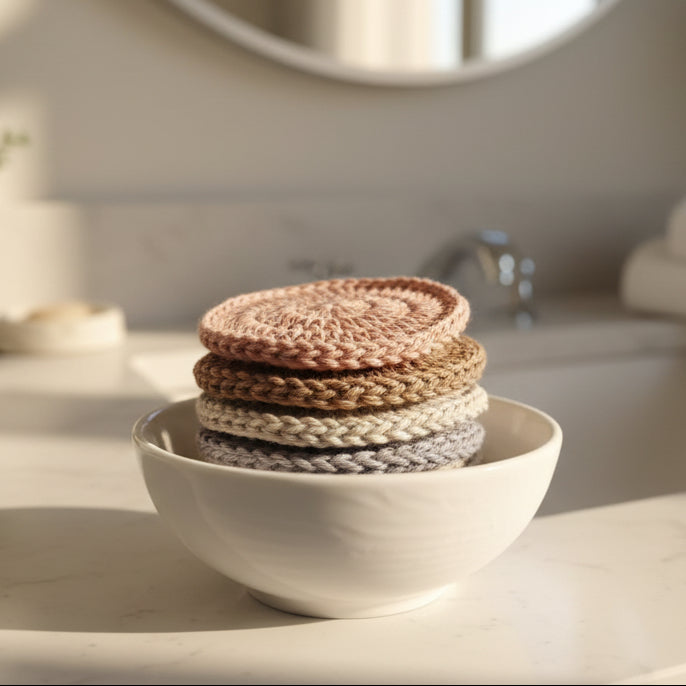 Cotton Reusable Makeup Pads – 4-Pack