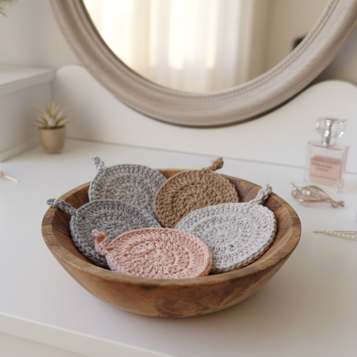 Cotton Reusable Makeup Pads – 4-Pack