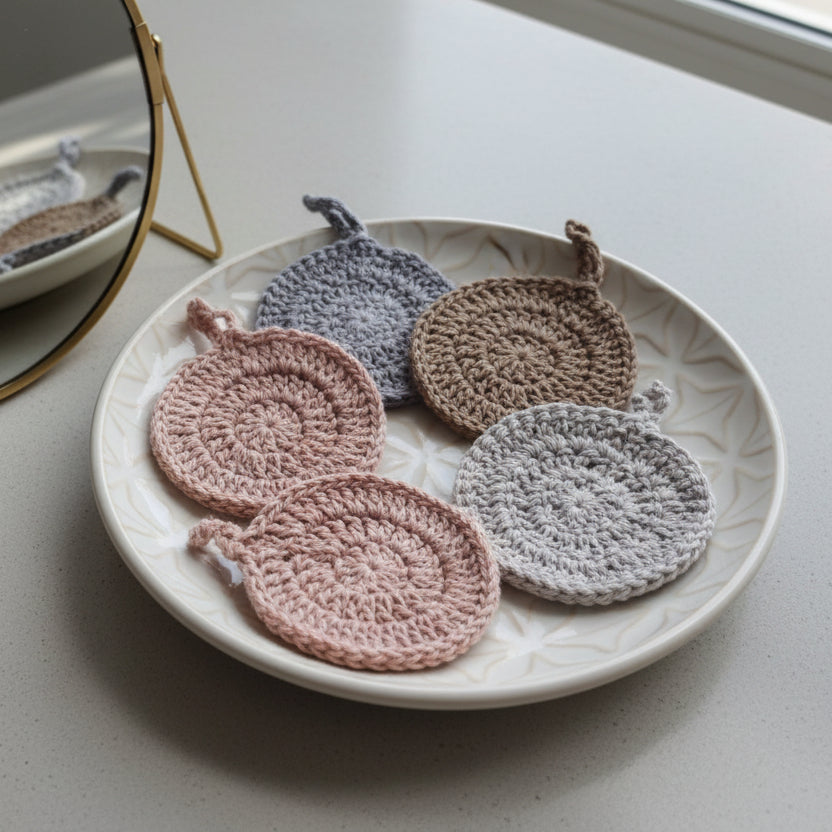 Cotton Reusable Makeup Pads – 4-Pack