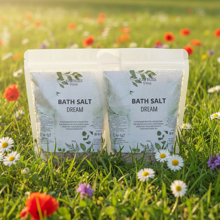 Dream Bath Salts – Lavender &amp; Frankincense Sleep Soak by JUSTBLiSS - JUSTBLiSS Naturals
