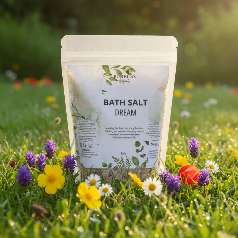 Dream Bath Salts – Lavender &amp; Frankincense Sleep Soak by JUSTBLiSS - JUSTBLiSS Naturals