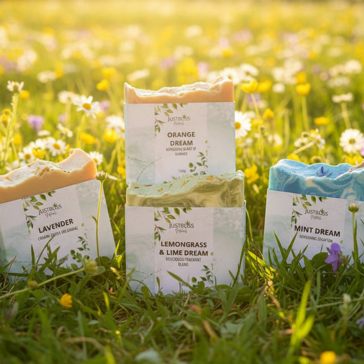 Dream Collection Soap Gift Box – Plant-Based Scented Bars for Mindful Self-Care - JUSTBLiSS Naturals