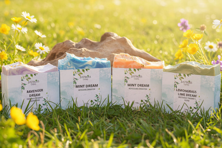 Dream Collection Soap Gift Box – Plant-Based Scented Bars for Mindful Self-Care - JUSTBLiSS Naturals