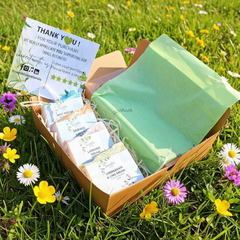 Dream Collection Soap Gift Box – Plant-Based Scented Bars for Mindful Self-Care - JUSTBLiSS Naturals