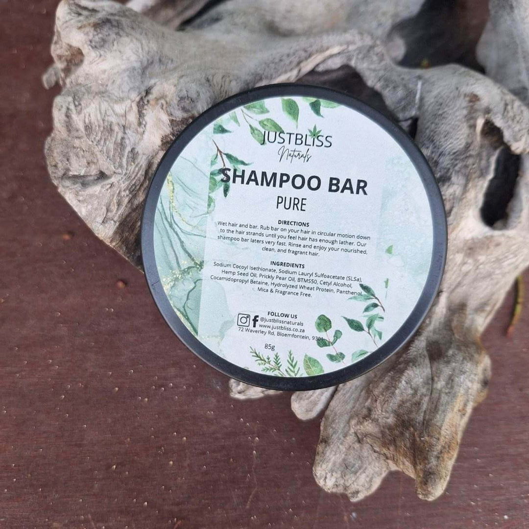 Eco-Friendly Shampoo Bar in Tin – Plant-Based, Zero Waste Hair Care - JUSTBLiSS Naturals