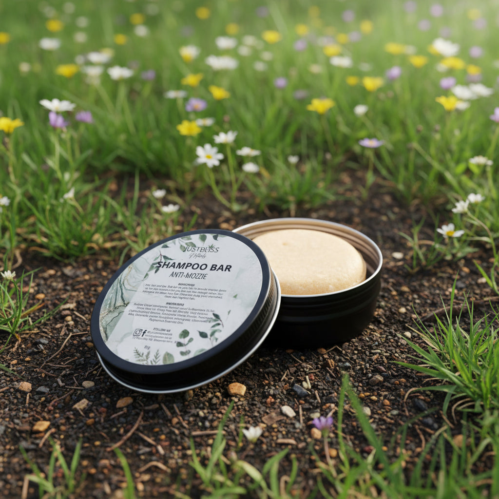 Eco-Friendly Shampoo Bar in Tin – Plant-Based, Zero Waste Hair Care
