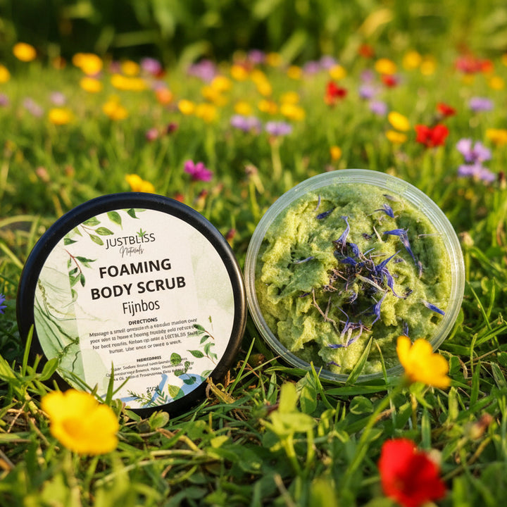 Foaming Body Scrub – Plant-Based Exfoliant for Radiant, Glowing Skin - JUSTBLiSS Naturals