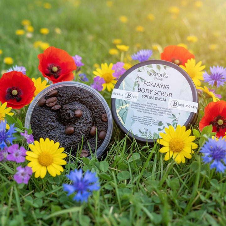 Foaming Body Scrub – Plant - Based Exfoliant for Smooth, Hydrated Skin JUSTBLiSS Naturals