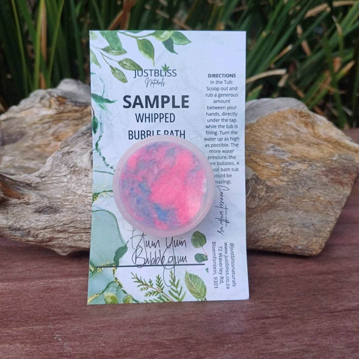 Whipped Bubble Bath Sample 15ml – Plant-Based, Gentle Travel Luxury - JUSTBLiSS Naturals