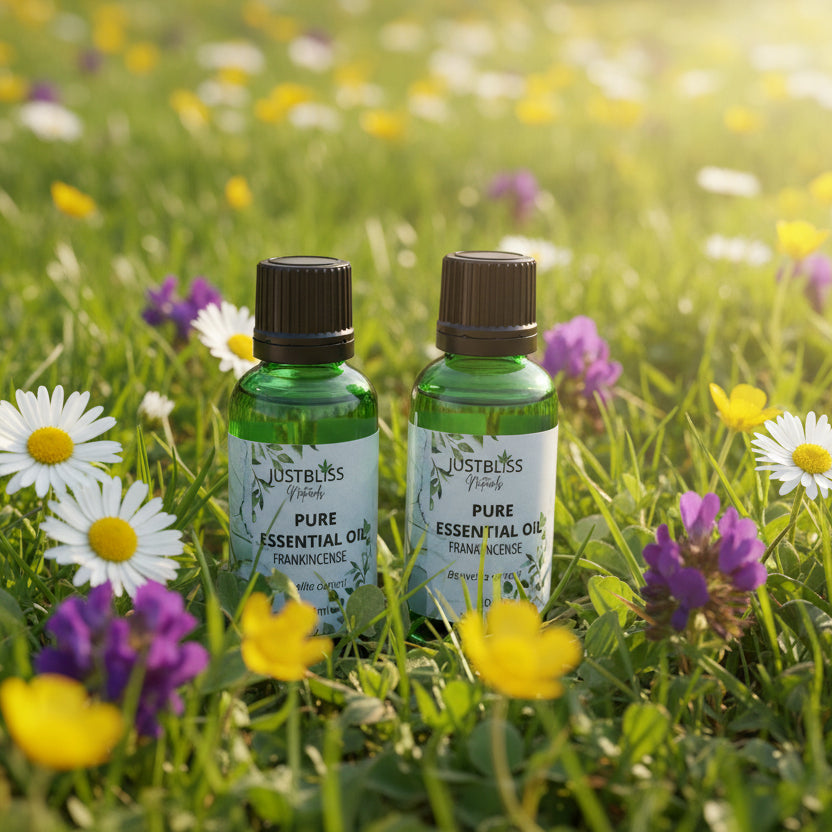 Frankincense Essential Oil – Pure, Calming &amp; Skin-Revitalizing Aromatherapy - JUSTBLiSS Naturals