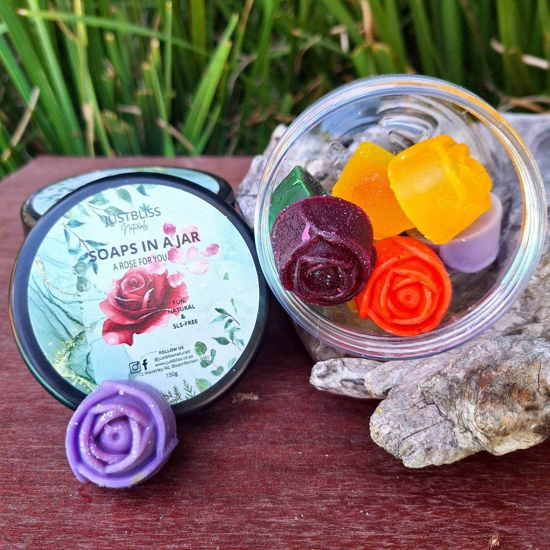 Glycerine Soaps in a Jar – Playful, Chemical-Free Bath Gift Set - JUSTBLiSS Naturals