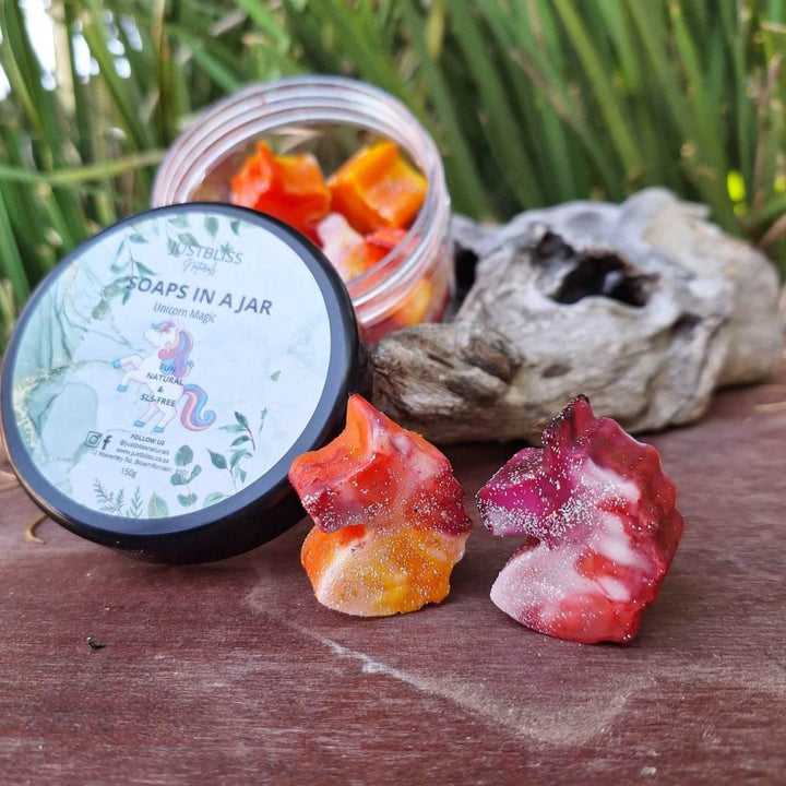 Glycerine Soaps in a Jar – Playful, Chemical-Free Bath Gift Set - JUSTBLiSS Naturals