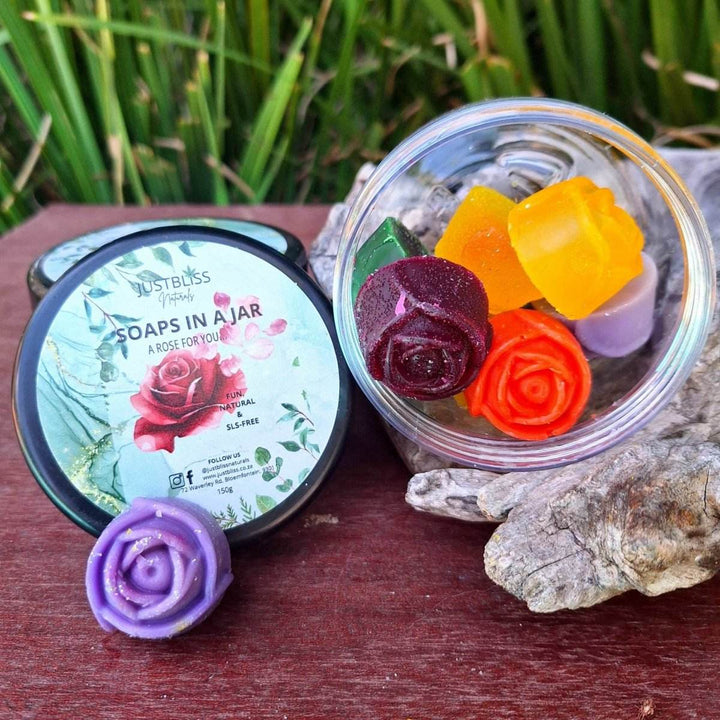 Glycerine Soaps in a Jar – Playful, Chemical-Free Bath Gift Set - JUSTBLiSS Naturals