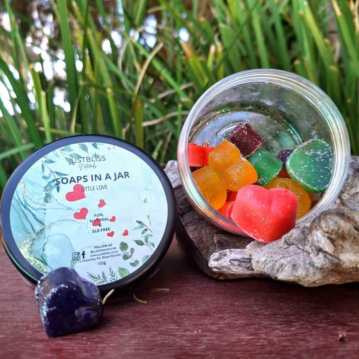 Glycerine Soaps in a Jar – Playful, Chemical-Free Bath Gift Set - JUSTBLiSS Naturals