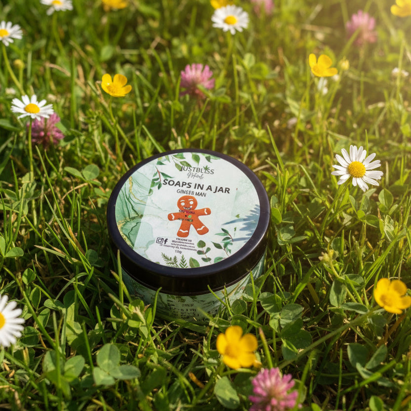 Glycerine Soaps in a Jar – Chemical - Free, Playful Bath Gift Set JUSTBLiSS Naturals