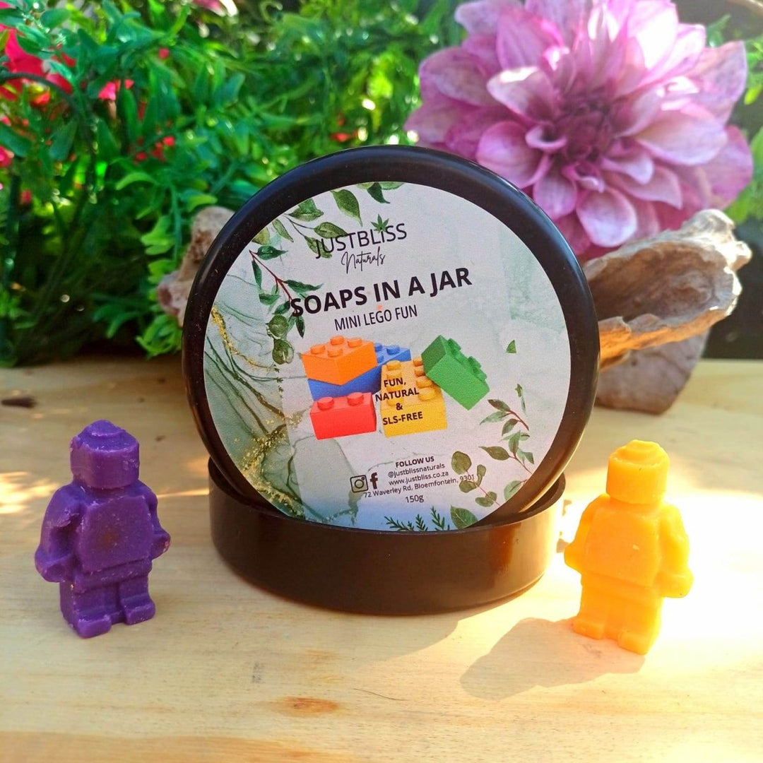 Glycerine Soaps in a Jar – Playful, Chemical-Free Bath Gift Set - JUSTBLiSS Naturals