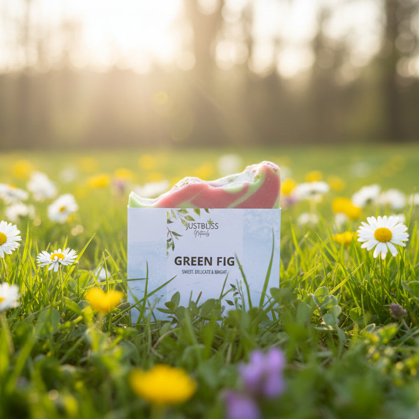 Green Fig Vegan Soap Bar – Fresh, Nourishing Plant-Based Cleanser - JUSTBLiSS Naturals