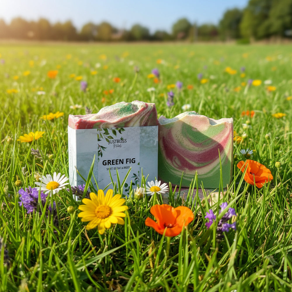 Green Fig Vegan Soap Bar – Fresh, Nourishing Plant-Based Cleanser - JUSTBLiSS Naturals