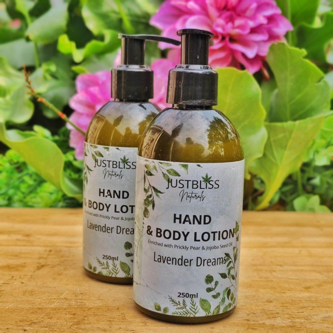 Hand &amp; Body Lotion – Silky Plant - Based Hydration in Natural Scents JUSTBLiSS Naturals