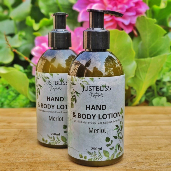 Hand &amp; Body Lotion – Silky Plant - Based Hydration in Natural Scents JUSTBLiSS Naturals