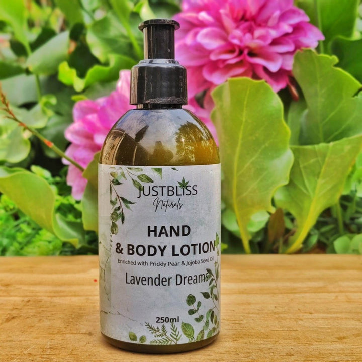 Hand &amp; Body Lotion – Silky Plant - Based Hydration in Natural Scents JUSTBLiSS Naturals