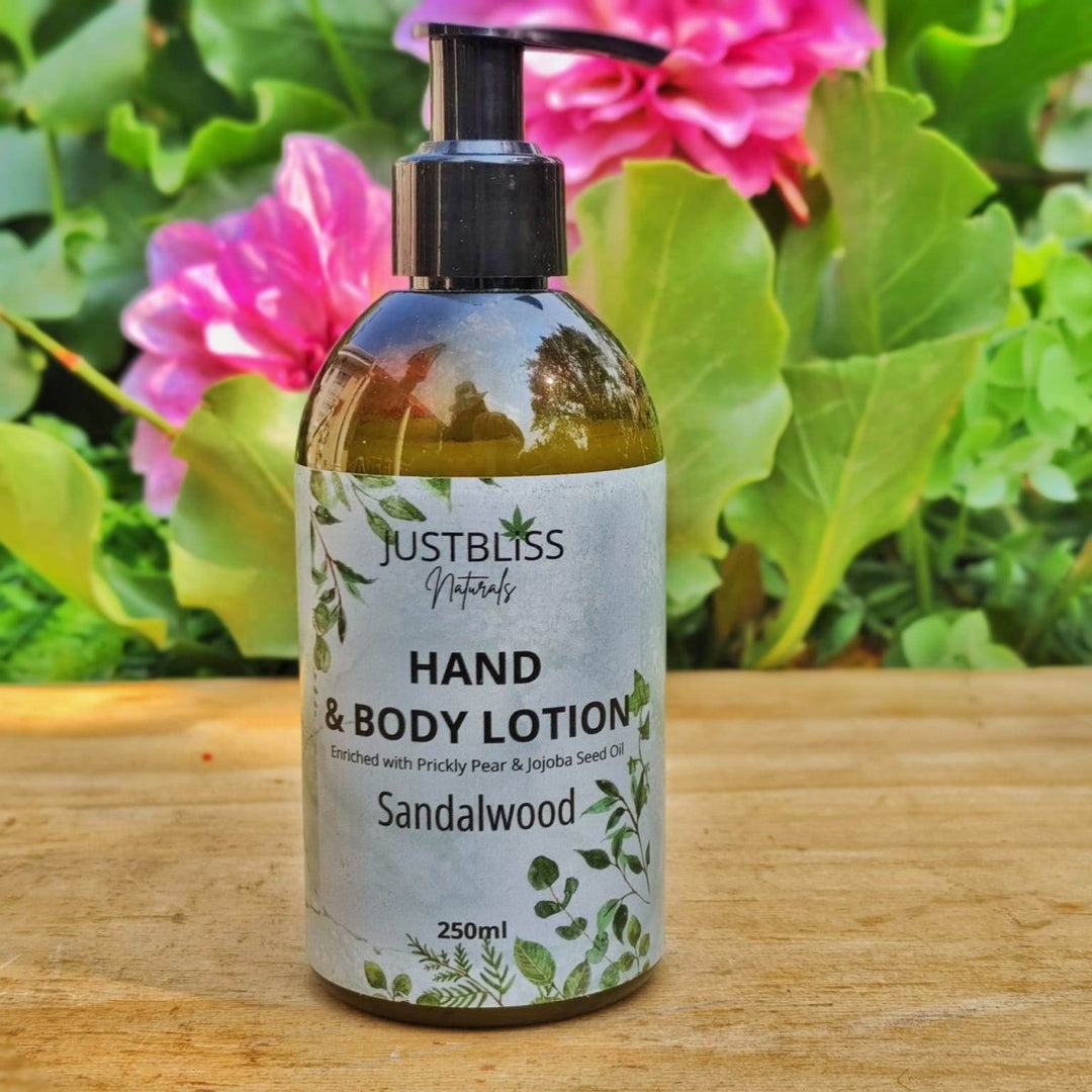 Hand &amp; Body Lotion – Silky Plant - Based Hydration in Natural Scents JUSTBLiSS Naturals