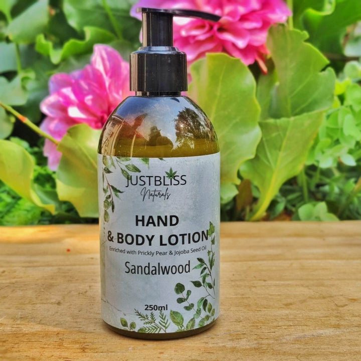 Hand &amp; Body Lotion – Silky Plant - Based Hydration in Natural Scents JUSTBLiSS Naturals
