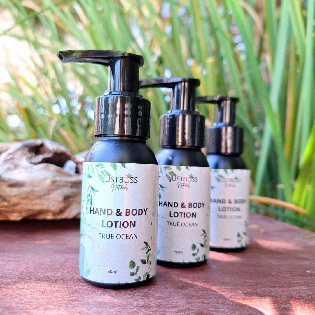 Hand and Body Lotion Travel Size 50ml – Plant-Based Nourishing Hydration - JUSTBLiSS Naturals