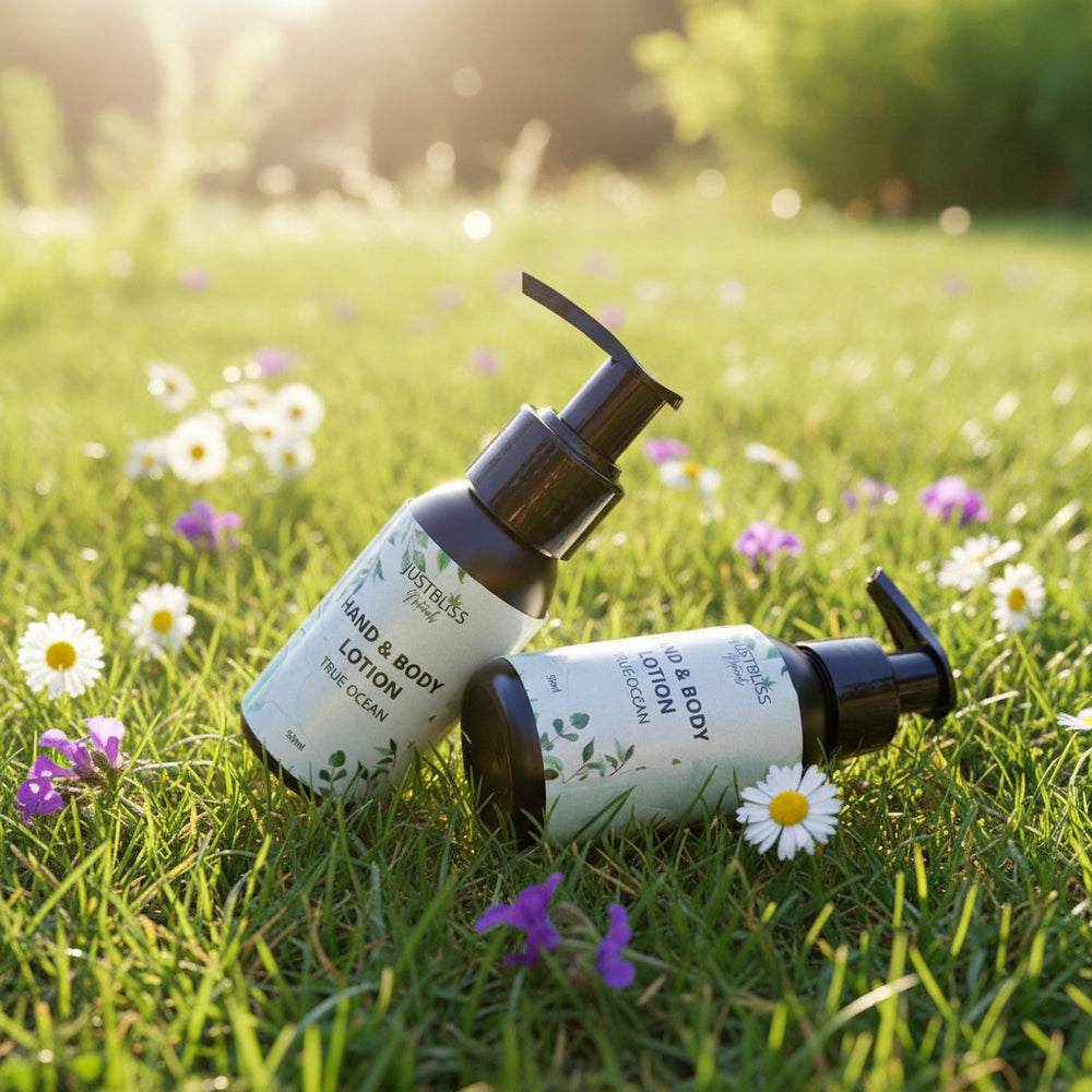 Hand and Body Lotion Travel Size 50ml – Plant-Based Nourishing Hydration - JUSTBLiSS Naturals